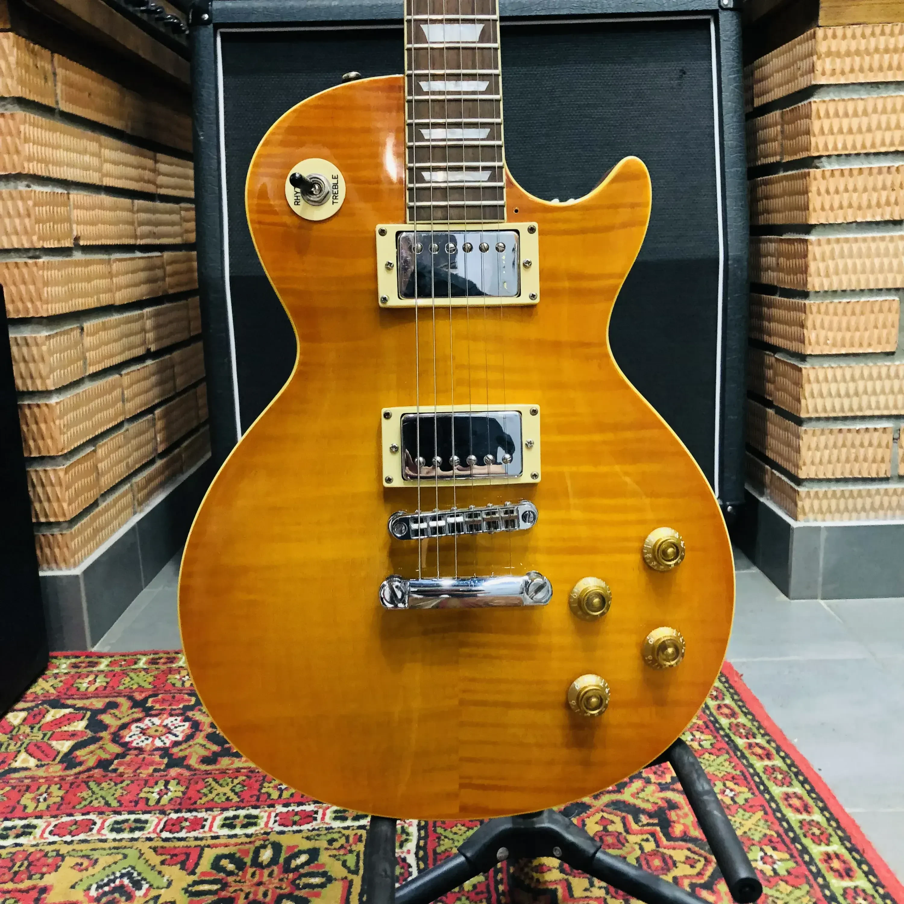 Электрогитара Grass Roots Limited Model G-LP-60S by ESP Korea 2000s