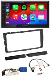 Kenwood Lenkrad USB DAB 2DIN Bluetooth Autoradio für Toyota Hilux ab 2011 28-Pin
