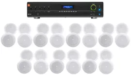 JBL VMA160 60 Watt Amplifier+(28) 8" JBL Speakers For Restaurant/Bar/Cafe