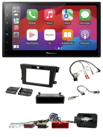 Pioneer DAB USB Lenkrad Bluetooth 2DIN Autoradio für Mazda CX-7 2008-2010