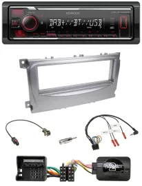 Kenwood Lenkrad Bluetooth USB DAB Autoradio für Ford Galaxy C-Max ab 2007 Focus