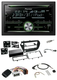 Pioneer Bluetooth Lenkrad DAB 2DIN USB CD Autoradio für Honda Insight ZE2 2009-2