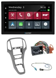 Blaupunkt 2DIN MP3 USB Bluetooth DAB Autoradio für Opel Astra J ab 09 Titangrau