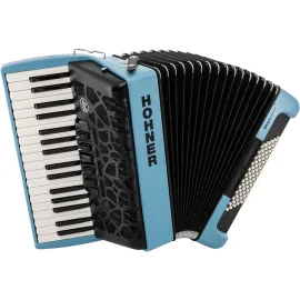 Аккордеон HOHNER Bravo my Color III 72, 3-голосный, 72 баса, 3/4, голубой
