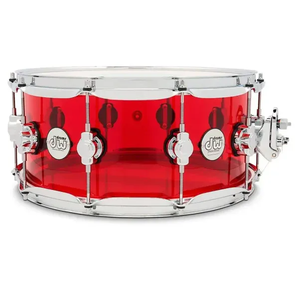 Малый барабан DW Design Series Acrylic Ruby 14x6.5 Ruby Glass