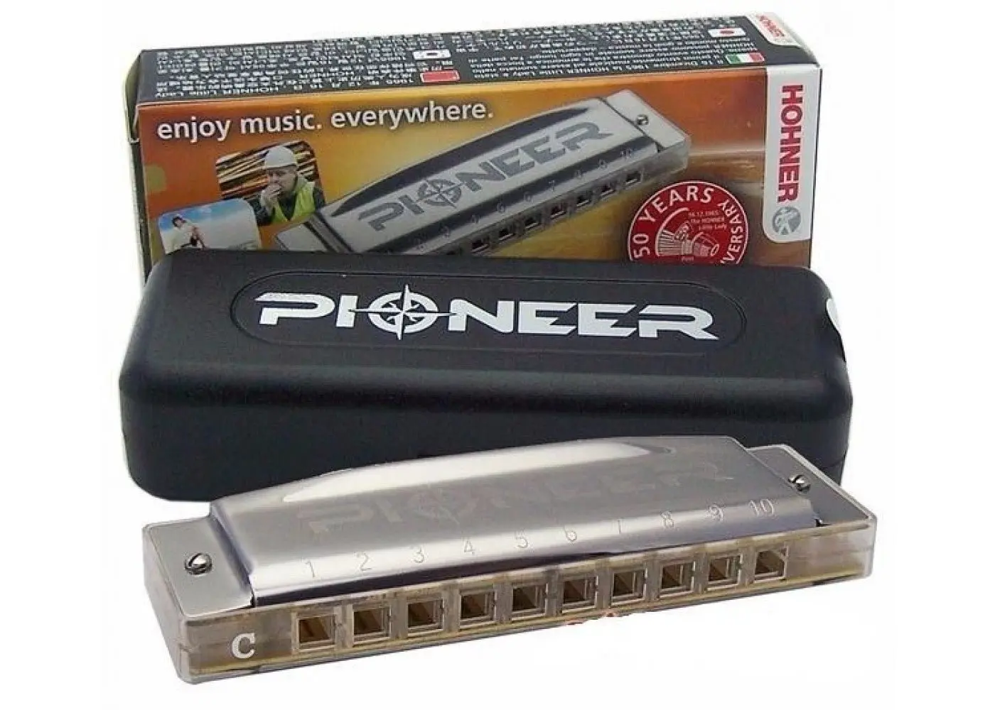 Губная гармошка диатоническая Hohner Pioneer С