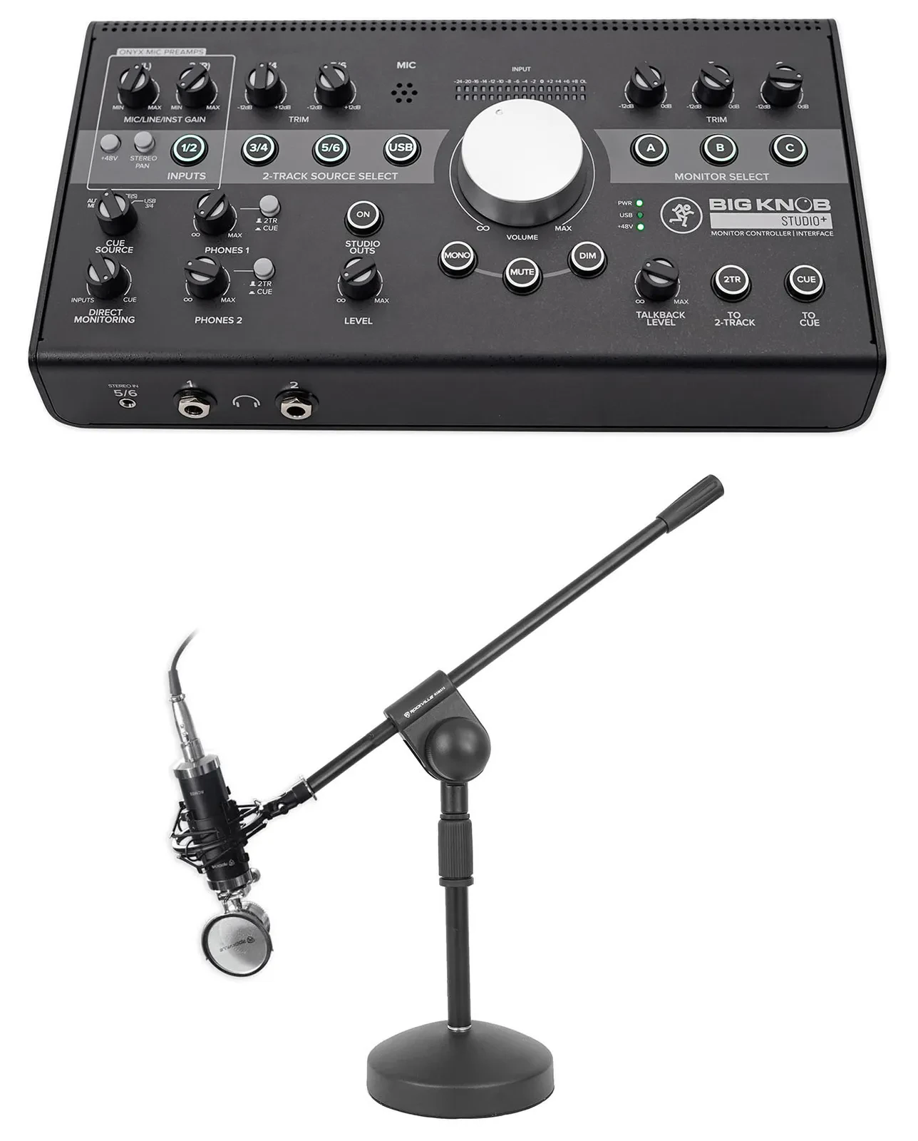 Комплект для подкастов Mackie Big Knob Studio++RCM03+RKDS