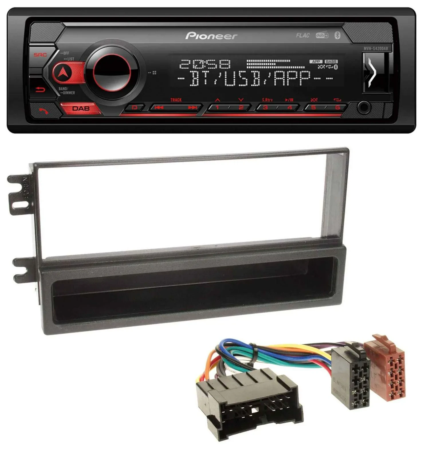 Pioneer MP3 USB DAB Bluetooth Autoradio für Kia Sorento (2002-2006)