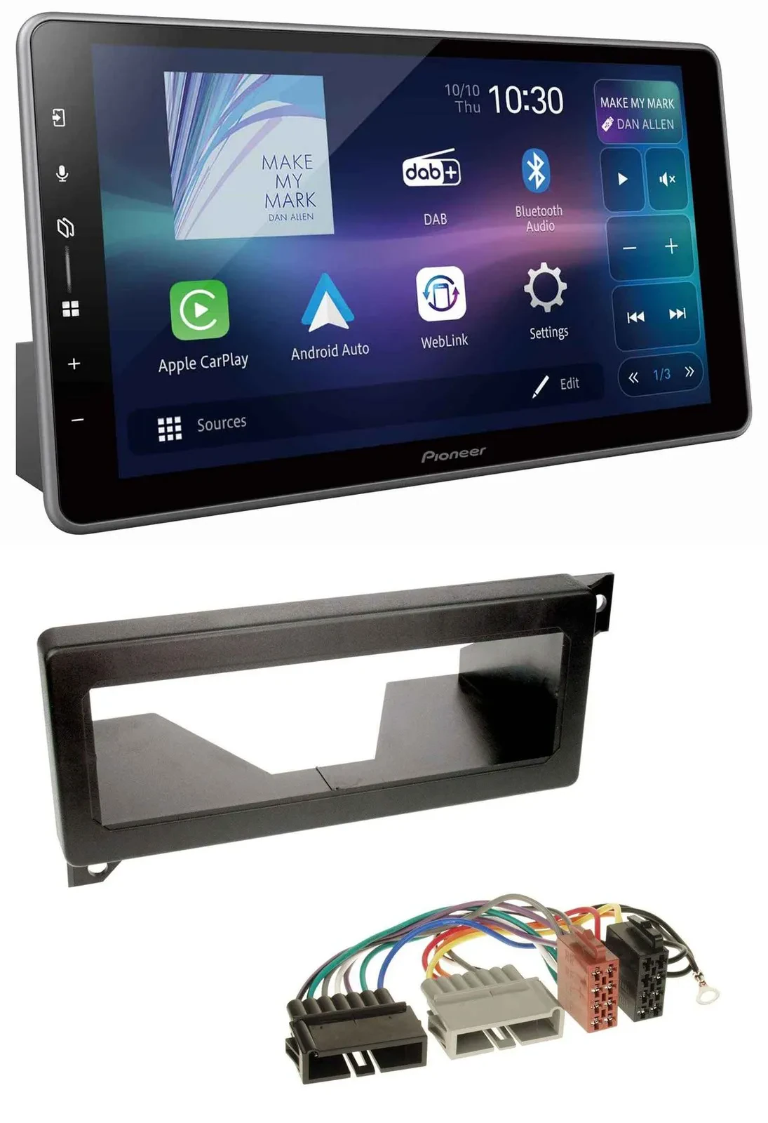 Pioneer Bluetooth USB DAB MP3 Autoradio für Chrysler Voyager Vision Neon Jeep Gr