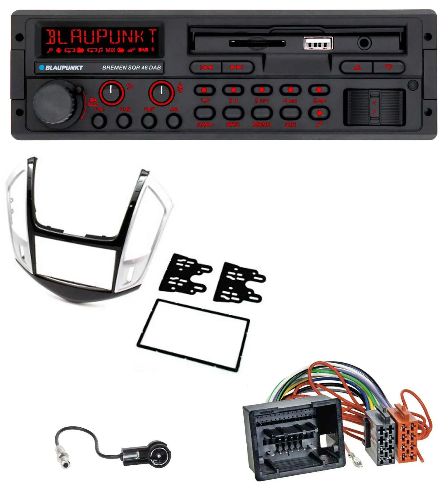 Blaupunkt SD MP3 USB Bluetooth DAB Autoradio für Chevrolet Cruze 2011-2016 silbe