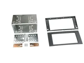 Einbauset Doppel DIN Autoradio für Ford Fusion Transit Kuga 05-12 schwarz