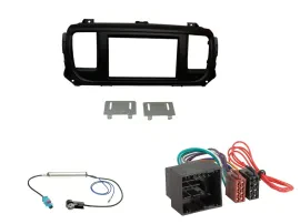 Radioeinbauset Doppel DIN Autoradio für Citroen Jumpy Spacetourer ab 2016 u. ohn