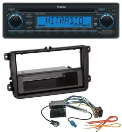 VDO AUX MP3 1DIN CD USB Autoradio für VW Sharan ab 10 Tiguan ab 07 Touran ab 03