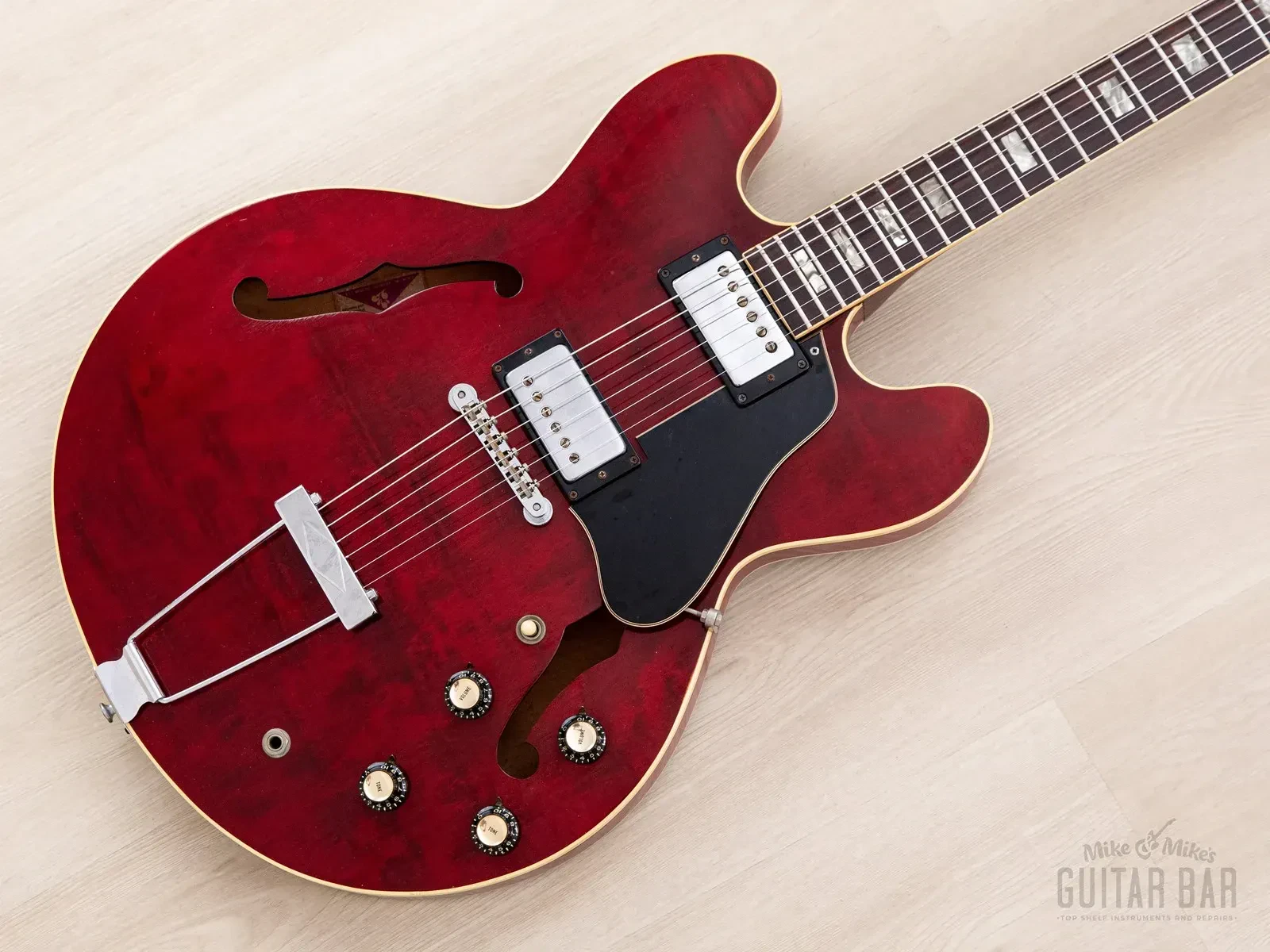 1975 Gibson ES-335 TDC Vintage Semi-Hollow Guitar Cherry Figured Maple w/ T...