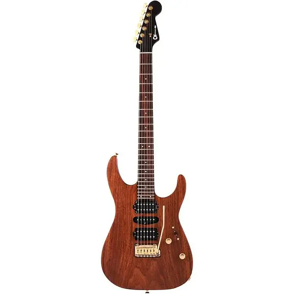 Электрогитара Charvel MJ DK24 HSH 2PT E Mahogany with Figured Walnut Natural