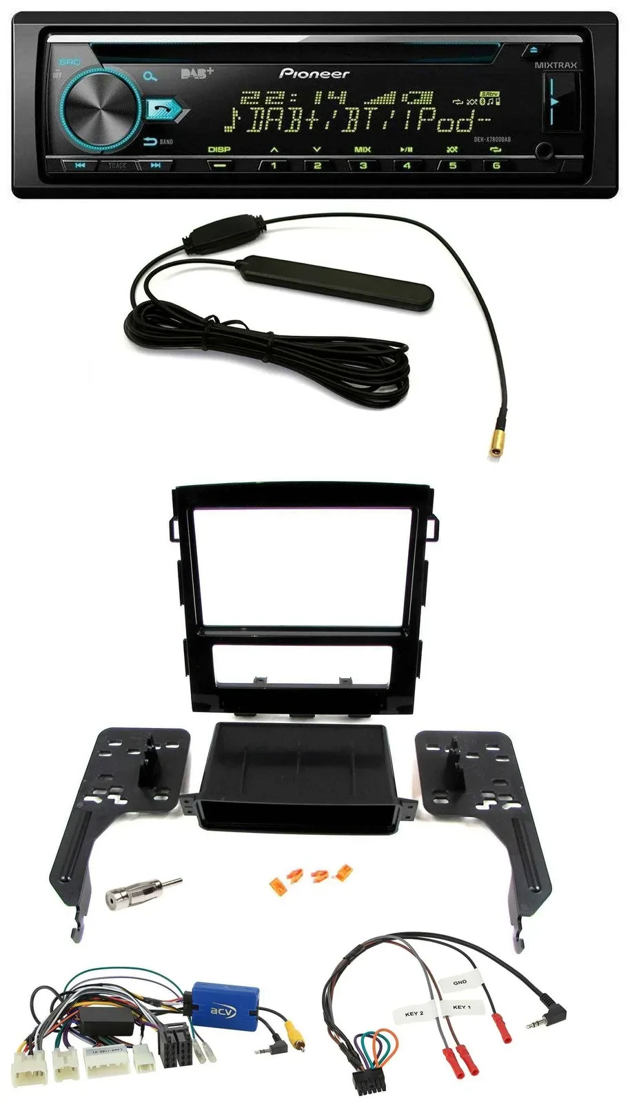 Автомагнитола для Subaru Impreza (с 2018) Pioneer CD/MP3, DAB, USB