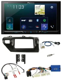 Pioneer Lenkrad Bluetooth USB 2DIN DAB Autoradio für Toyota Hilux 2015-2020