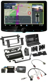 Kenwood Bluetooth DAB TMC 2DIN Lenkrad USB Navigation für BMW 3-er E46 2001-2006