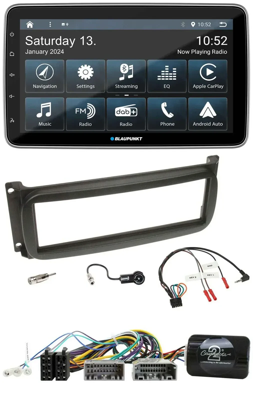 Blaupunkt USB DAB SD Lenkrad Bluetooth Autoradio für Chrysler Dofge RAM ab 2002
