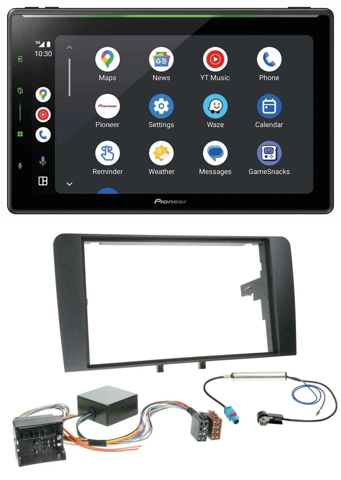 Pioneer 2DIN MP3 USB Bluetooth DAB Autoradio für Audi A3 06-12 8P Infinity Aktiv