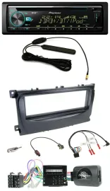 Pioneer CD MP3 Lenkrad DAB USB Autoradio für Ford C-Max Can 07-10 Focus schwarz
