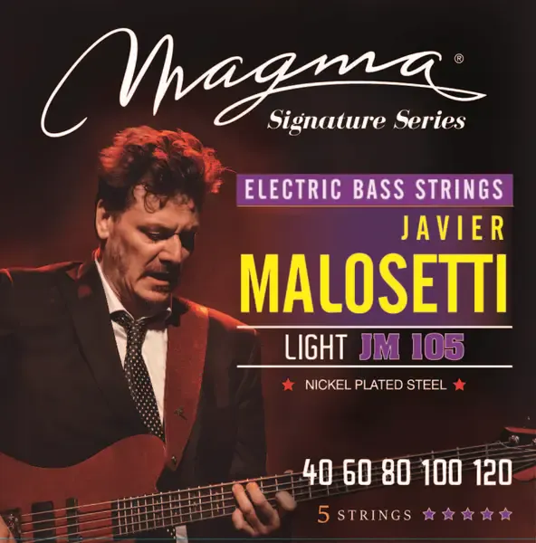 Струны для 5-струнной бас-гитары 40-120 Magma Strings JM105 Javier Malosetti