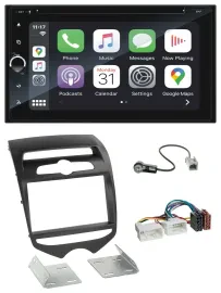Blaupunkt 2DIN Bluetooth DAB USB DVD MP3 Autoradio für Hyundai ix20 ab 2010 man.