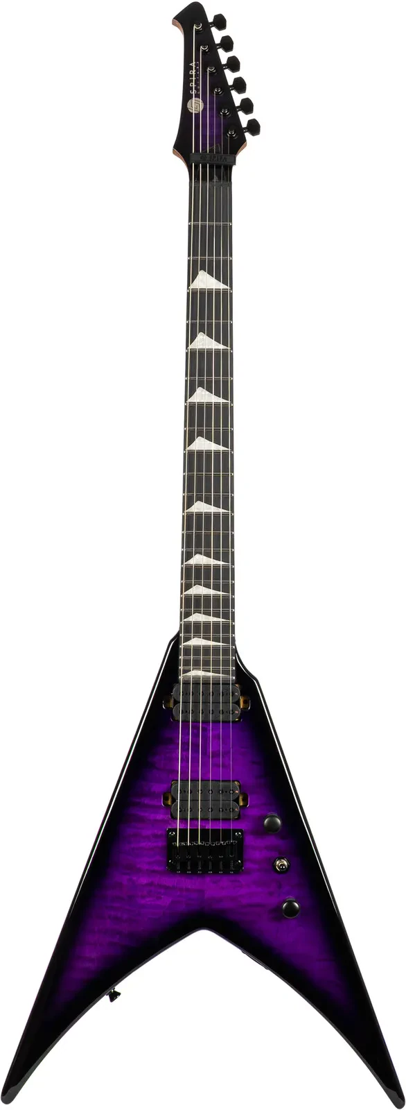 Электрогитара Spira Guitars V-500 Transparent Purple