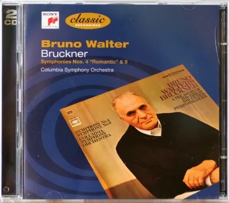 BRUNO WALTER - Bruckner: Symphonies Nos.4 Romantic & 9 (2CD)