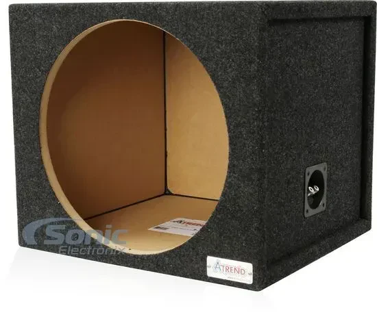 Atrend 15SQ Single 15" Sub Box Pro Series Sealed Subwoofer Enclosure