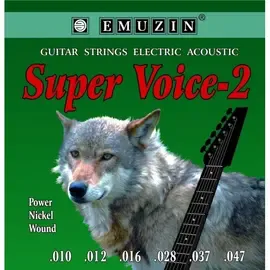 Струны для электрогитары Emuzin 6СВ-02 Super Voice 10-47