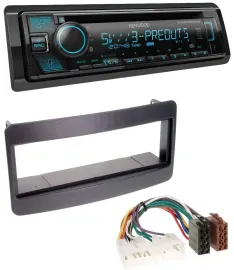 Kenwood Bluetooth USB CD MP3 DAB Autoradio für Toyota Celica, MR2 - schwarz