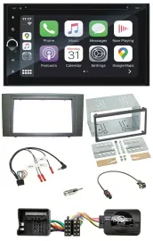 Blaupunkt USB DAB Bluetooth 2DIN TMC Lenkrad Navigation für Ford Mondeo 2003-200