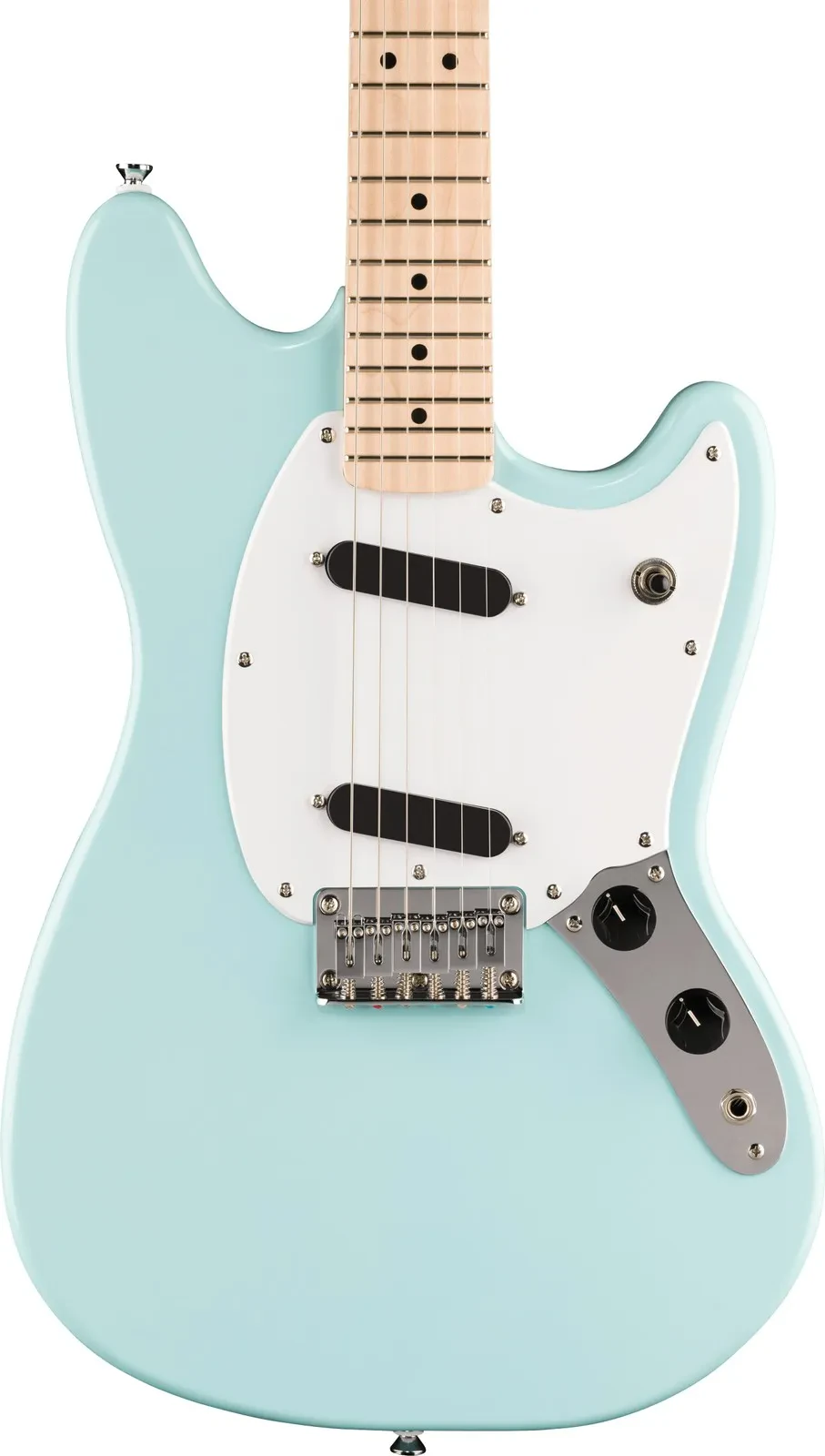 Электрогитара Squier by Fender Sonic Mustang, кленовая накладка грифа, цвет Daphne Blue