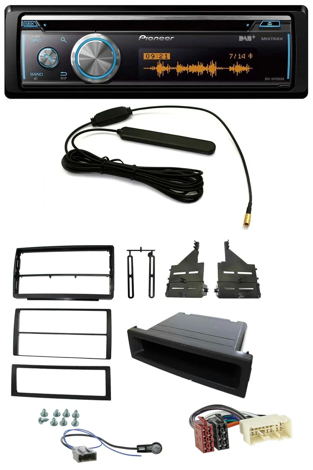 Автомагнитола для Nissan Altima (L31, 2005–2006) Pioneer CD, USB, Bluetooth, DAB, MP3