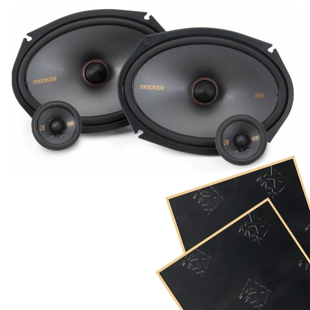 Динамик Kicker 51KSS269 KS Series 6x9" с комплектом виброизоляции