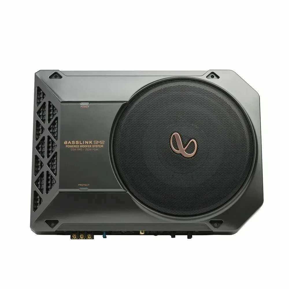 Infinity BassLink SM2 125W Compact 8" Powered Under-Seat Car Audio Subwoofer