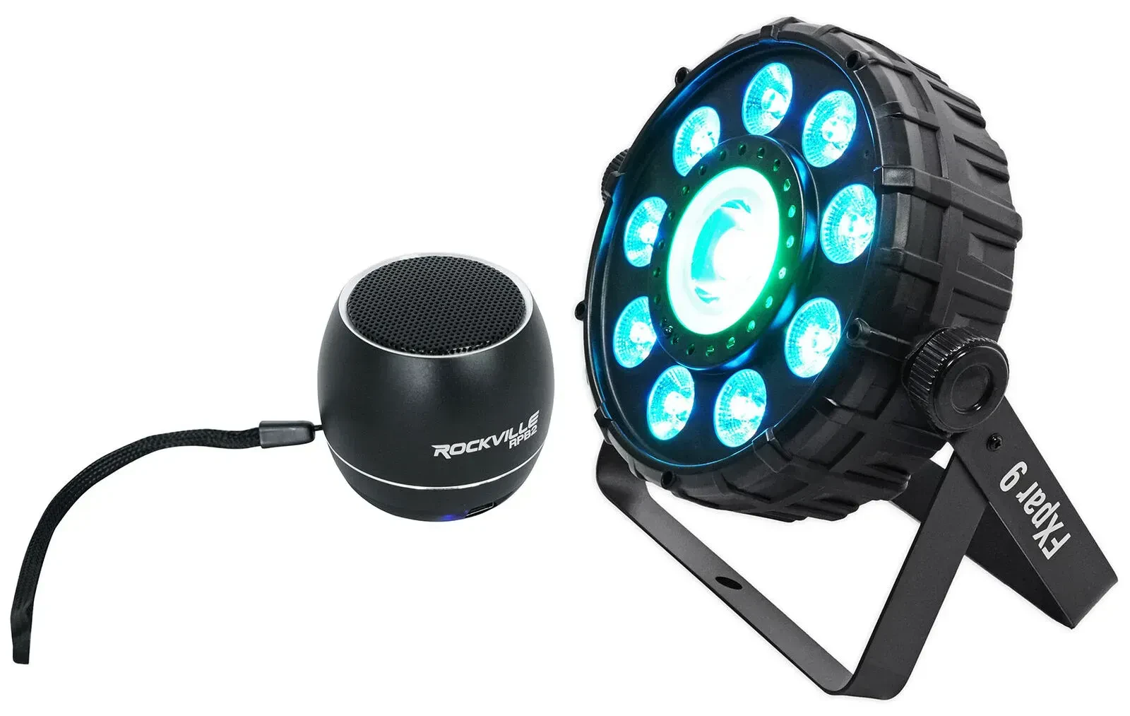 Светодиодный прибор Chauvet DJ FX Par 9 DMX с Bluetooth-колонкой