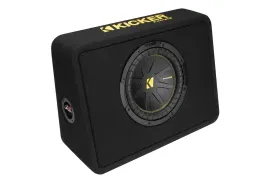 Kicker 50TCWC104 250W RMS Loaded 10" 4Ohm Subwoofer Enclosure