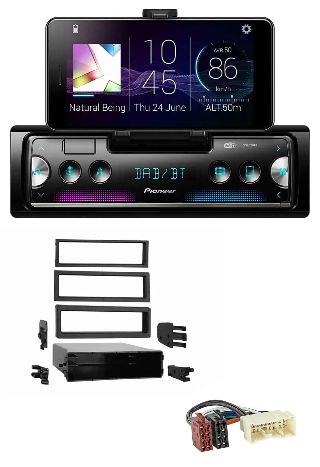 Pioneer USB MP3 Bluetooth DAB Autoradio für Nissan Xterra (2000-2004)