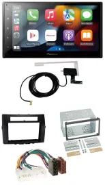 Pioneer MP3 USB Bluetooth DAB 2DIN Autoradio für Toyota Corolla 04-09 Verso schw