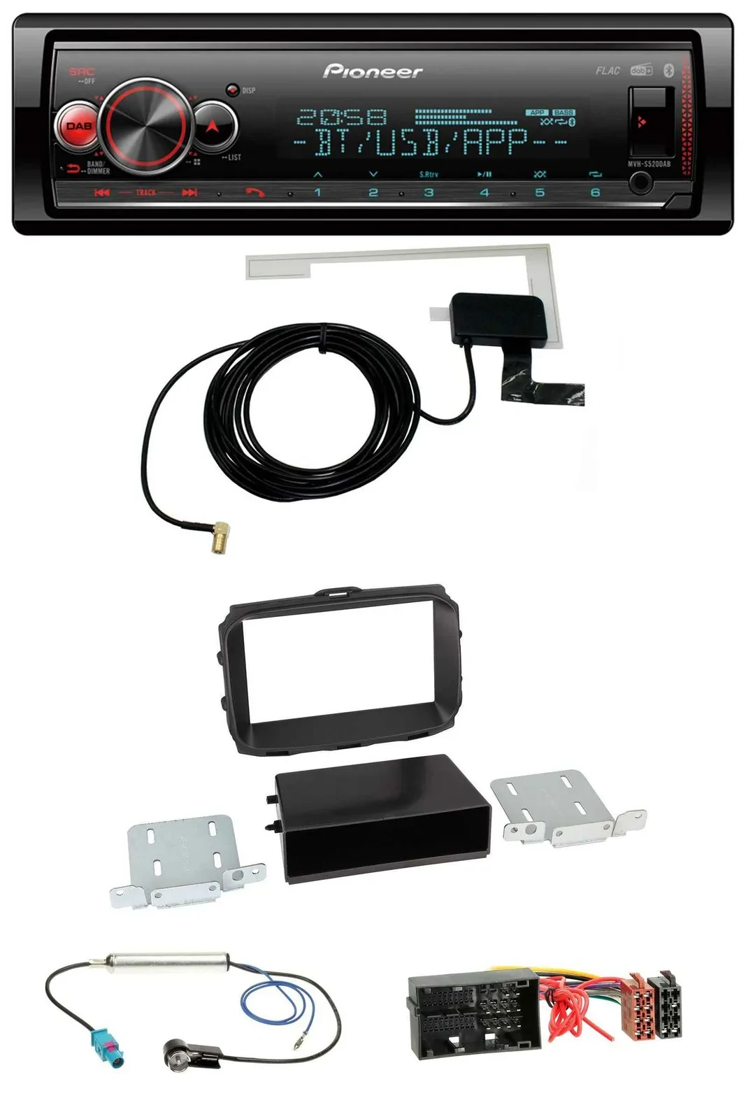 Автомагнитола для Alfa Romeo Giulietta 940 (Facelift) Pioneer Bluetooth, DAB, USB, MP3