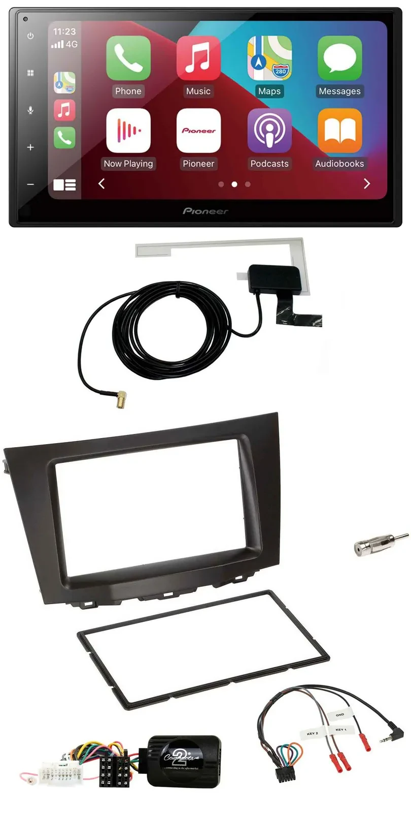 Автомагнитола Pioneer 2DIN USB Bluetooth DAB для Suzuki Kizashi (с 2010)