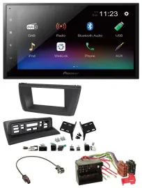 Pioneer USB Bluetooth DAB 2DIN MP3 Autoradio für BMW X3 E83 2004-2010 mittig