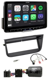 Alpine Bluetooth Lenkrad USB DAB Autoradio für Peugeot 406 2002-2005