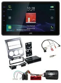 JVC DAB Lenkrad Bluetooth USB Autoradio für Mazda 5 CR 2005-2010 silber
