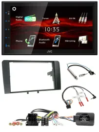 JVC USB Bluetooth Lenkrad DAB 2DIN Autoradio für Audi A3 Symphony ISO 8P 2003-20