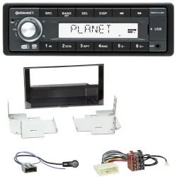 Continental MP3 AUX USB DAB 1DIN Autoradio für Nissan Micra (2013-2017) piano