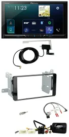 Автомагнитола для Mitsubishi L200 Pioneer 2DIN, DAB, USB, Bluetooth (с 10/2015)