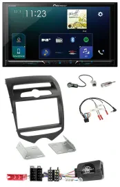 Автомагнитола для Hyundai ix20 Pioneer 2-DIN Bluetooth USB DAB с поддержкой кнопок на руле